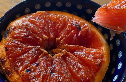 Ruby Red Grapefruit with Caramelized Brown Sugar and Cinnamon