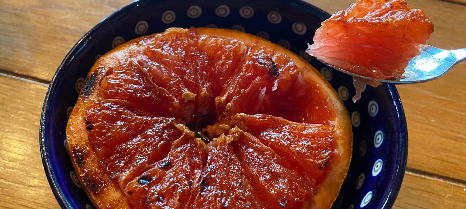 Ruby Red Grapefruit with Caramelized Brown Sugar and Cinnamon