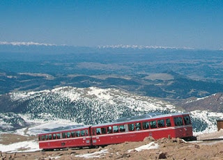 Cog Train up Pikes Peak