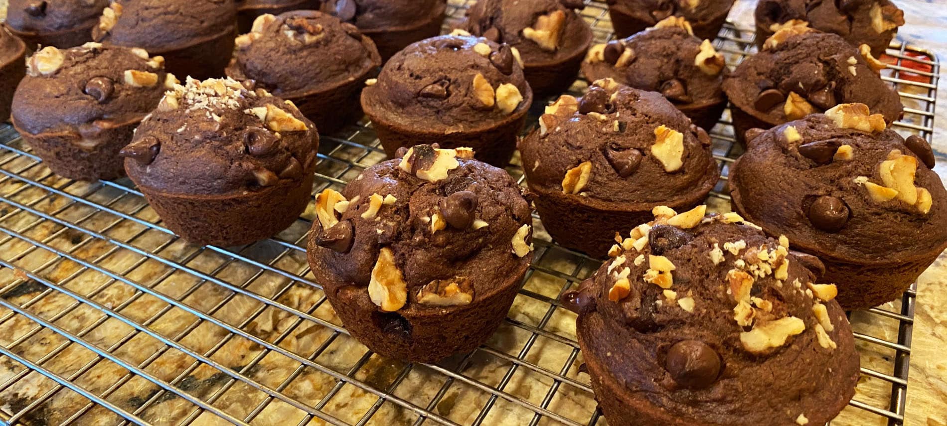 Mocha Walnut Muffins