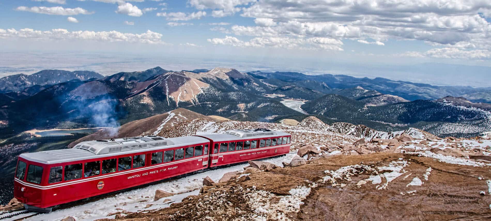 Pikes Peak Cog Train up Pikes Peak